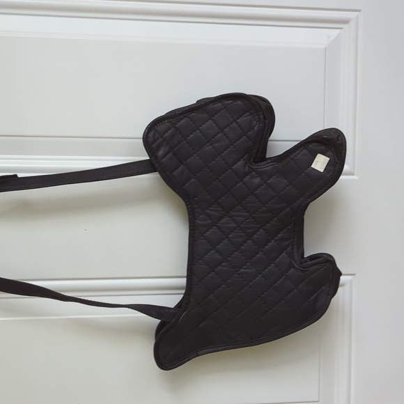 Scottie Crossbody Quilted Bag. Black. - Picture 3 of 6